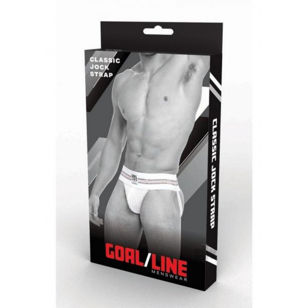 Goal Line Class Jockstrap Lxl Wht - Mens Underwear