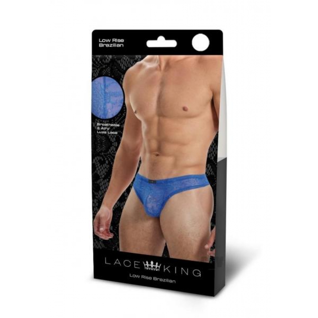 Lace King Lace Bikini M/l Blu - Mens Underwear