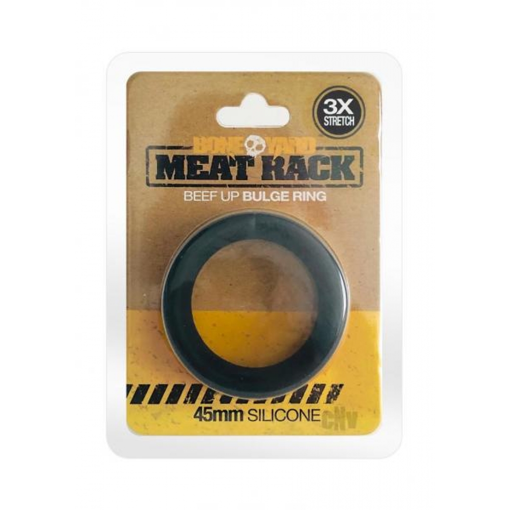 Boneyard Meat Rack Cock Ring Black - Classic Penis Rings
