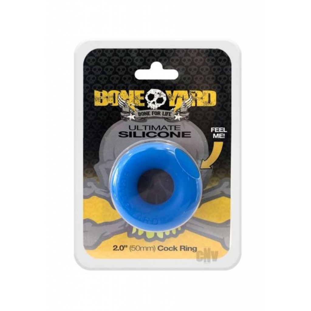 Boneyard Ultimate Silicone Ring Blue - Classic Penis Rings