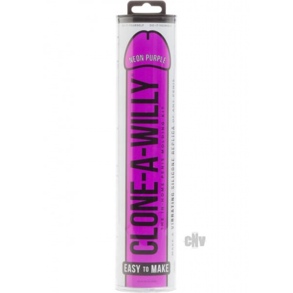 Clone A Willy Kit Vibrating Neon Purple - Clone Your Own