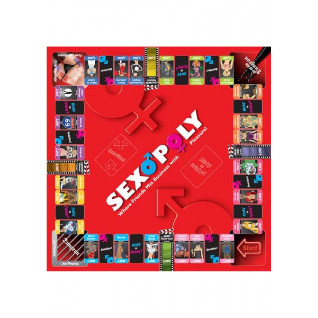 Sexopoly Board Game - Hot Games for Lovers