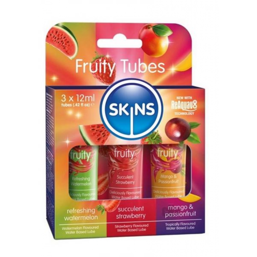 Skins Sampler Tube 12ml 3pk Fruity - Lubricants