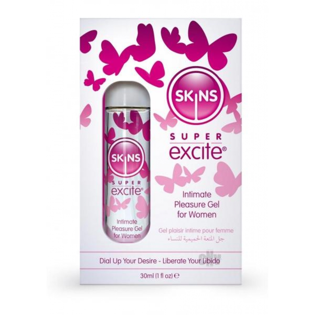 Skins Super Excite Clit Stim Gel 1oz - Lickable Body