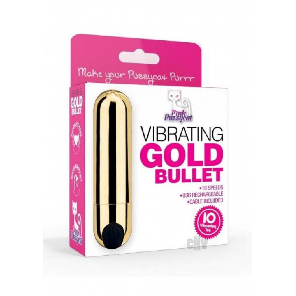 Pink Pussycat Gold Bullet - Bullet Vibrators