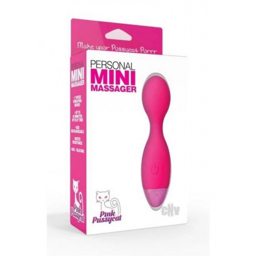 Pink Pussycat Vibrating Prsnl Mini Msgr - Body Massagers