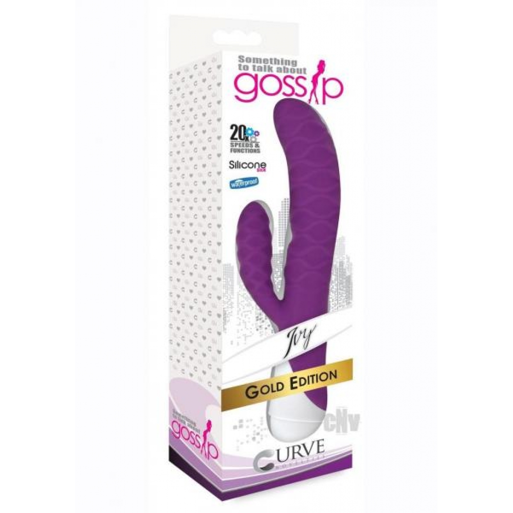 Gossip Ivy Wavy Rabbit Vibe Purple - Rabbit Vibrators