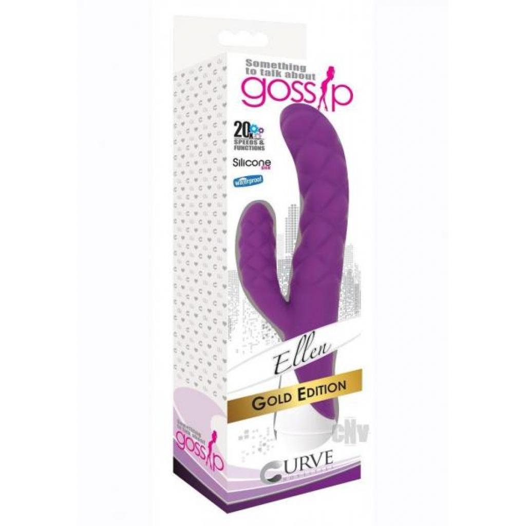 Gossip Ellen Vibrator Purple - Rabbit Vibrators