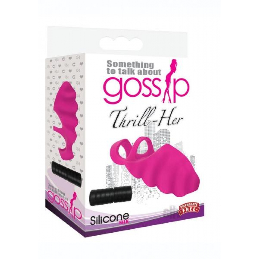 Gossip Thrill Her Finger Vibe Pink - Finger Vibrators