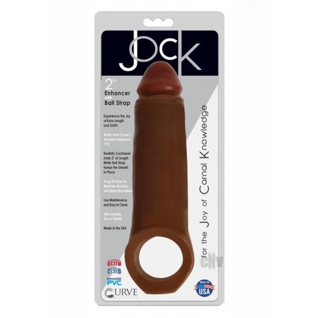 Jock Penis Enhancer W/strap 2 Chocolate - Penis Extensions