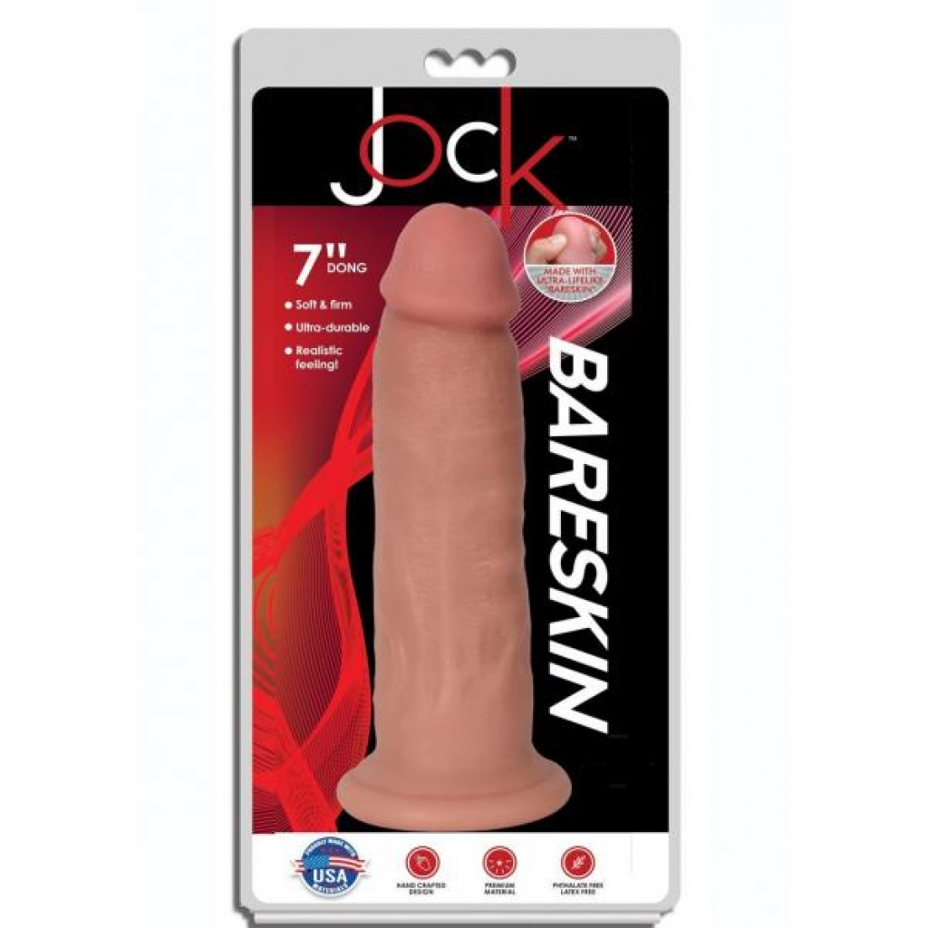 Jock Bareskin Realistic Dong 7 Vanilla - Realistic Dildos & Dongs