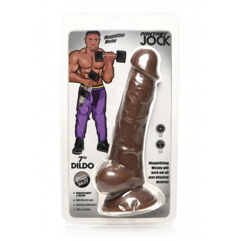 Jock Weightlifting Welsey 7 Dark - Realistic Dildos & Dongs