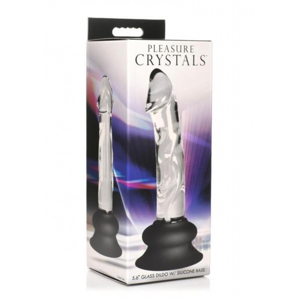 Pleasure Crystal Dildo Base 5.6 - Realistic Dildos & Dongs