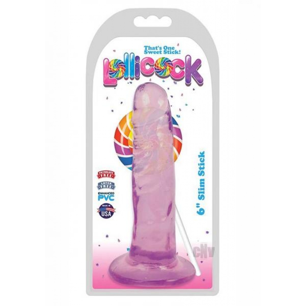 Lollicock Slim Stick 6 Grape Ice - Realistic Dildos & Dongs