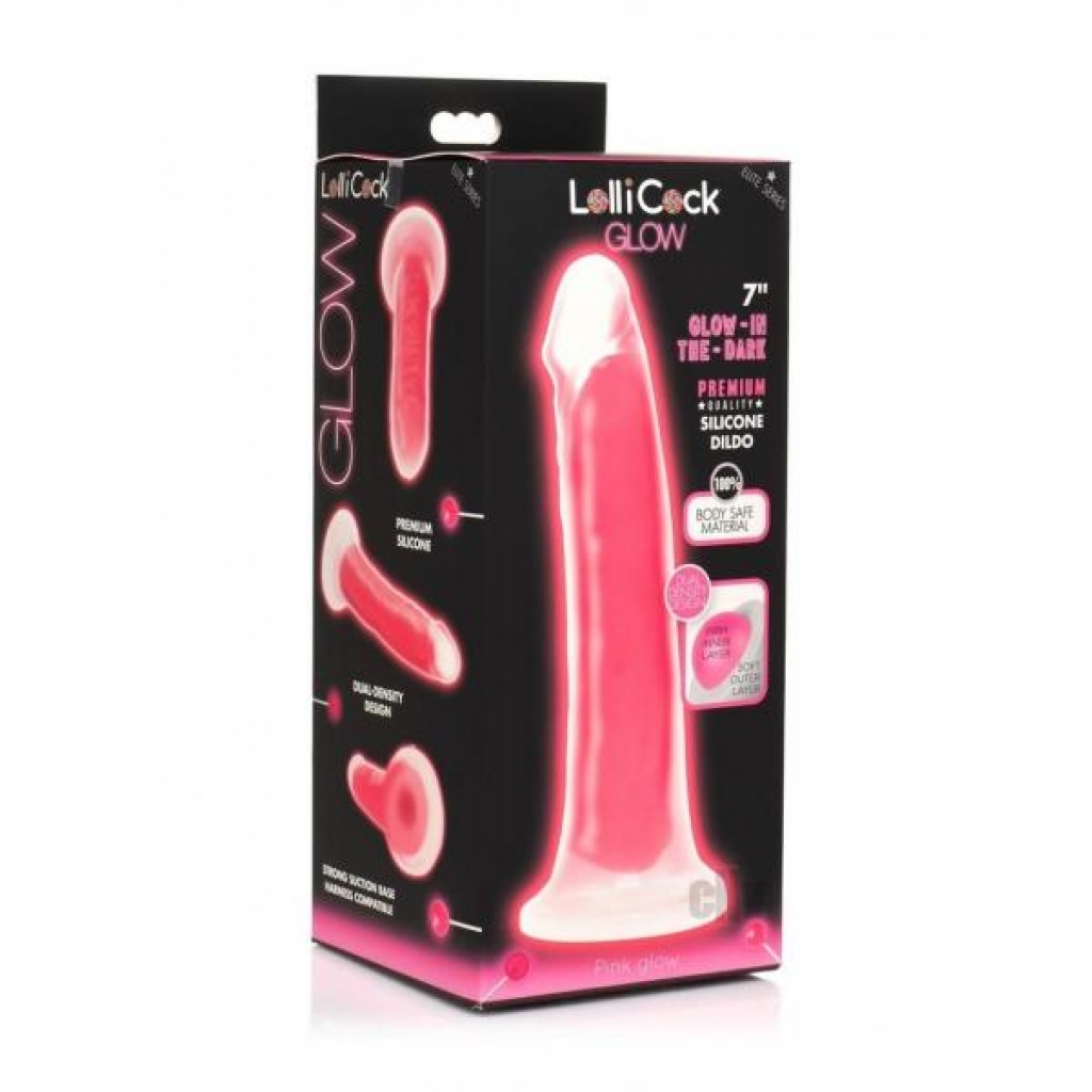 Lollicock Gitd Silicone 7 Pink - Realistic Dildos & Dongs