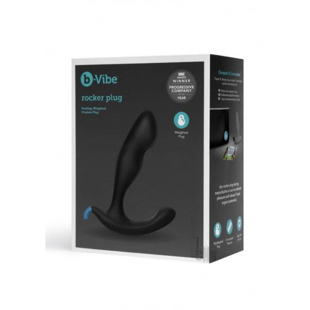 B Vibe Rocker Plug Black - Anal Plugs