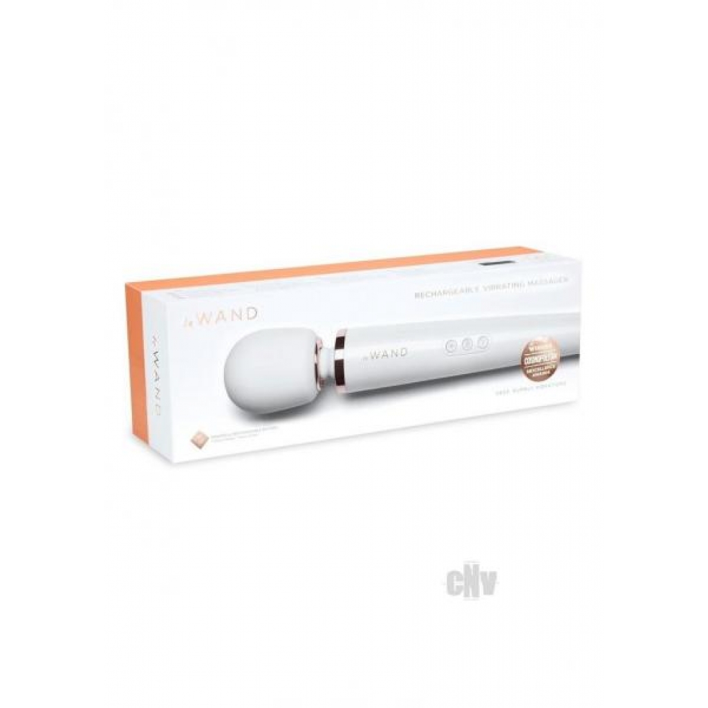 Le Wand Rechargeable Vibrating Massager - Pearl White