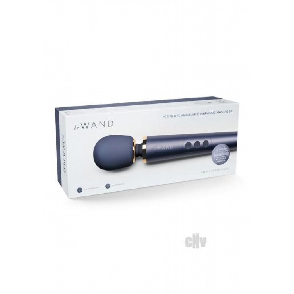 Le Wand Petite Vibe Massager Navy - Body Massagers