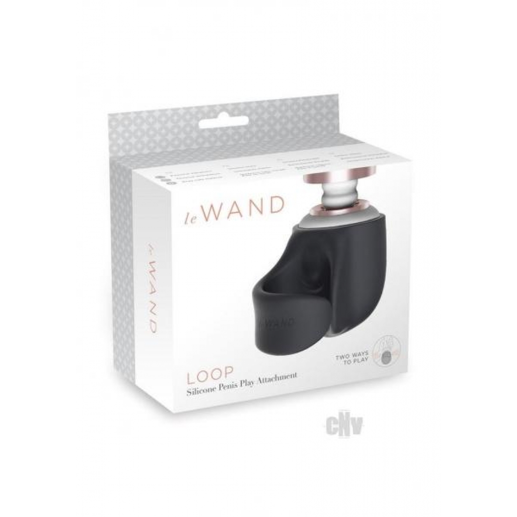 Le Wand Penis Play Attachment Grey - Body Massagers