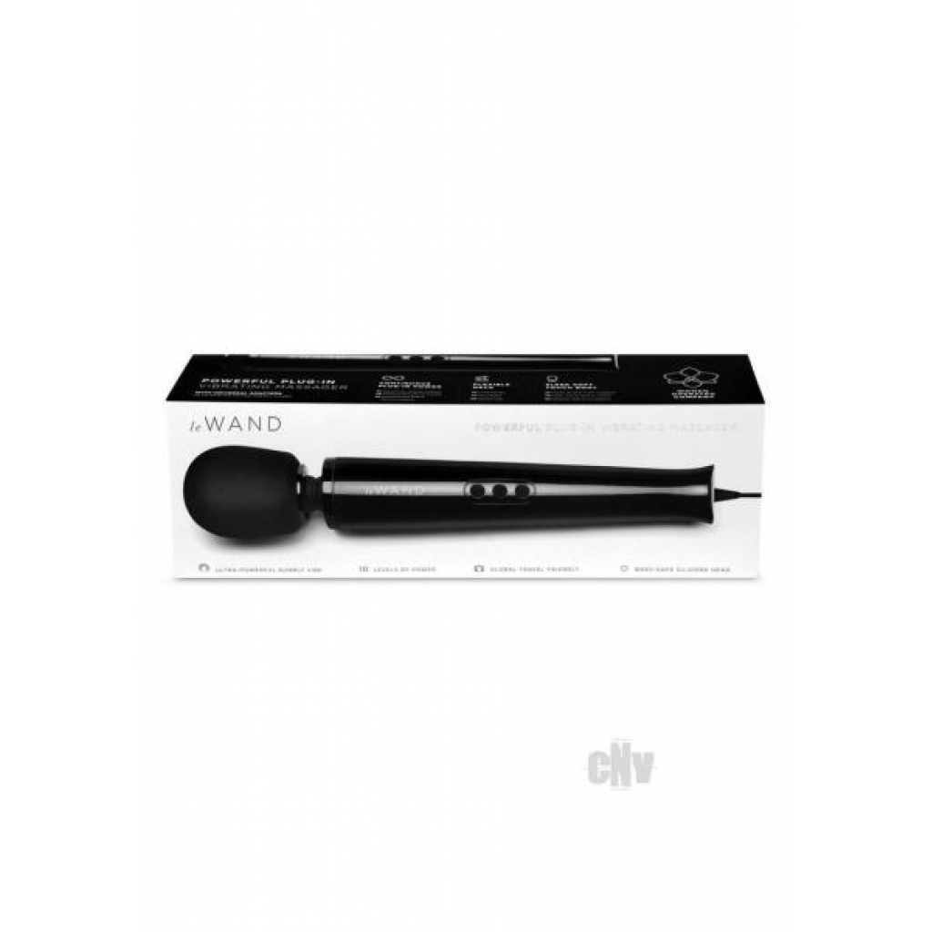 Le Wand Plugin Massager Sky Blk - Body Massagers