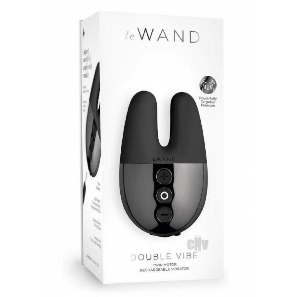 Le Wand Double Vibe Black - Clit Cuddlers