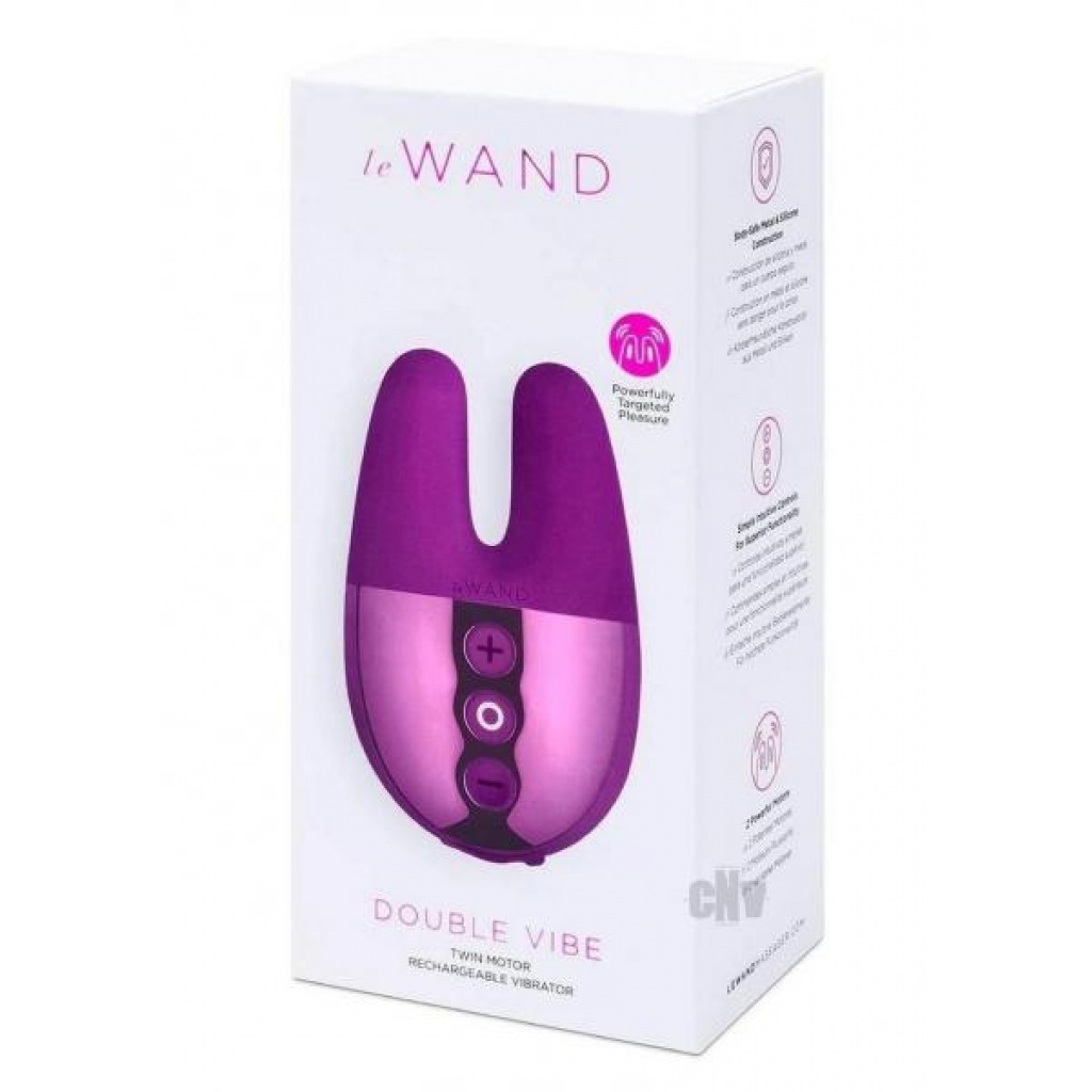 Le Wand Double Vibe Cherry - Palm Size Massagers