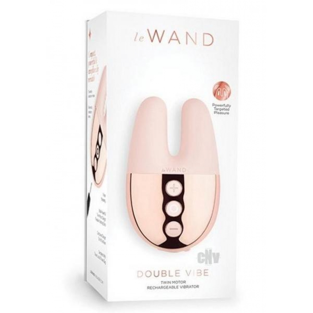 Le Wand Double Vibe Rose Gold - Clit Cuddlers