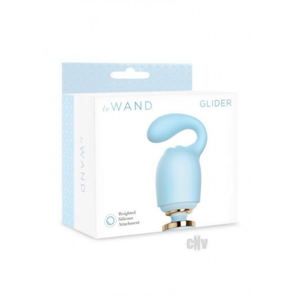 Le Wand Glider Weighted Attach Blue - Body Massagers