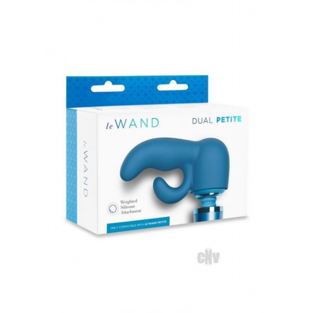 Le Wand Petite Dual Weight Attach Blue - Body Massagers