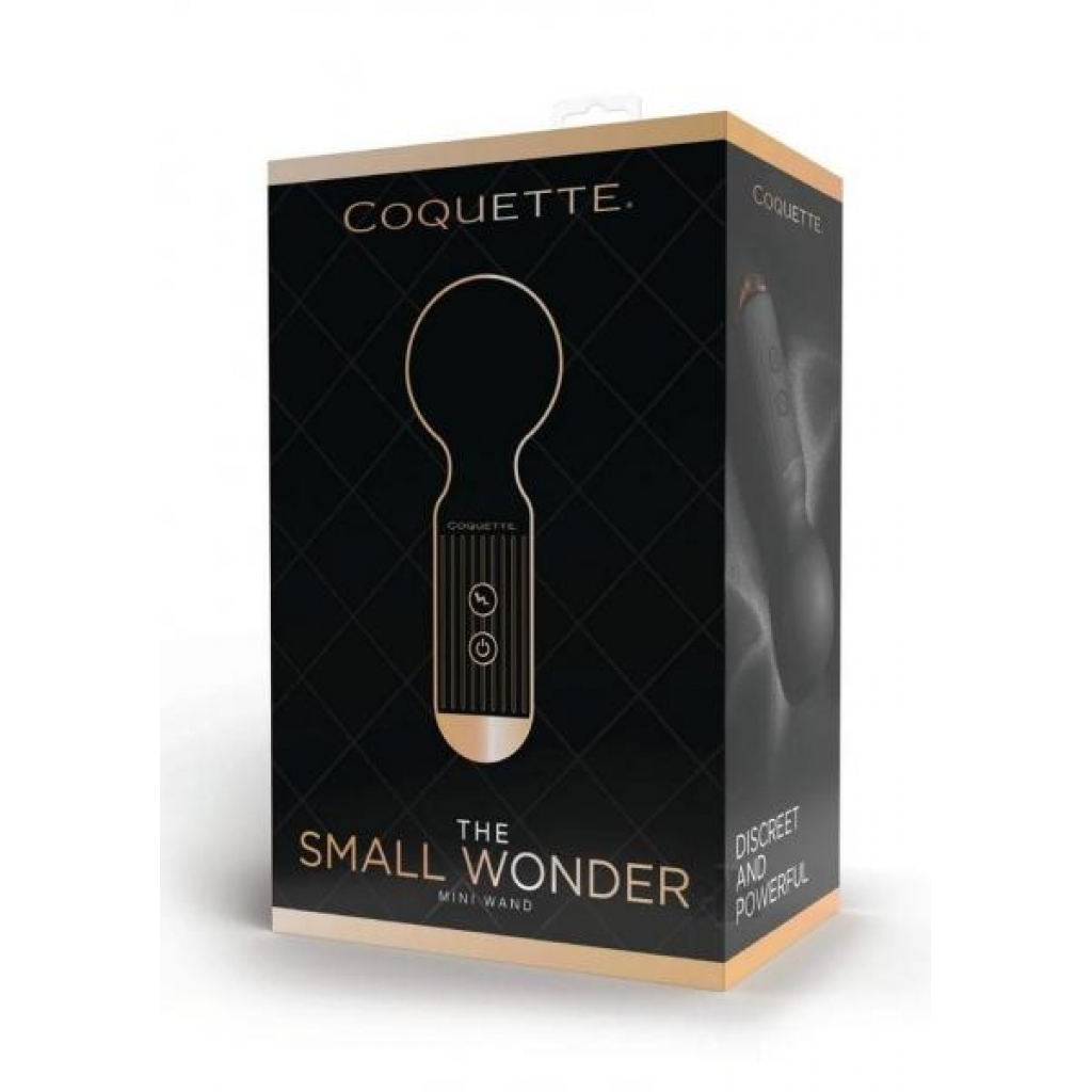 Coquette Small Wonder Mini Wand Blk/gld - Body Massagers