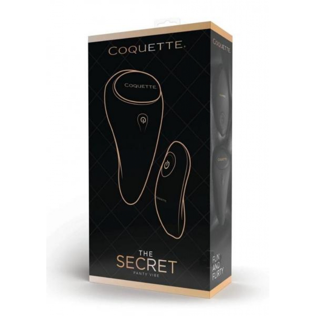 Coquette Secret Panty Vibe Blk - Vibrating Panties