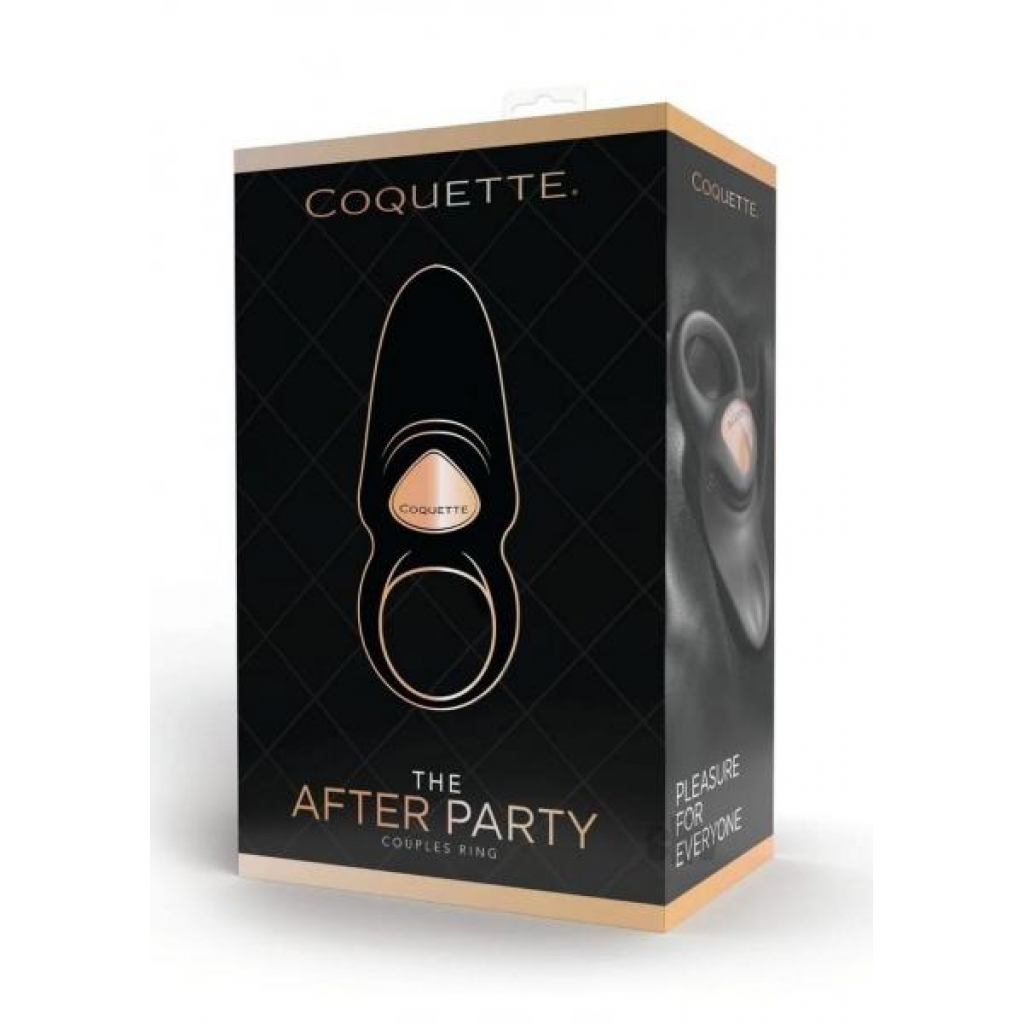 Coquette After Party Couple Ring Blk/gld - Couples Penis Rings