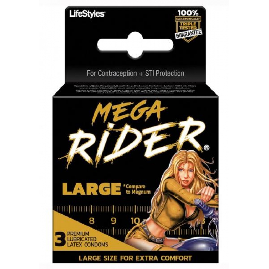 Mega Rider 3`s - Condoms