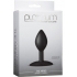 Platinum Silicone The Minis Spade Butt Plug Black Small - Anal Plugs