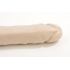 Jr Veined Double Header Bender 12 inches - Beige - Double Dildos