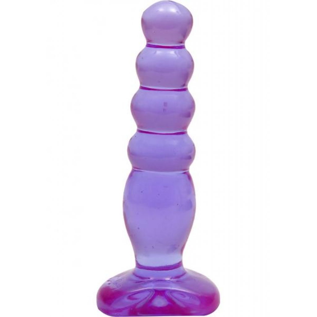 Crystal Jellies Anal Delight  - Purple - Anal Plugs