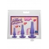 Crystal Jellies Anal Trainer Kit Purple - Anal Trainer Kits