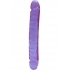 Jellies Jr Double Dong - Purple - 12 In.