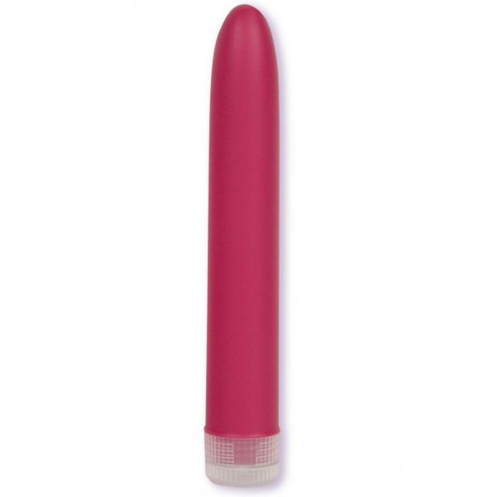 Velvet Touch Vibes 7 Inch Dusty Rose Vibrator - Traditional