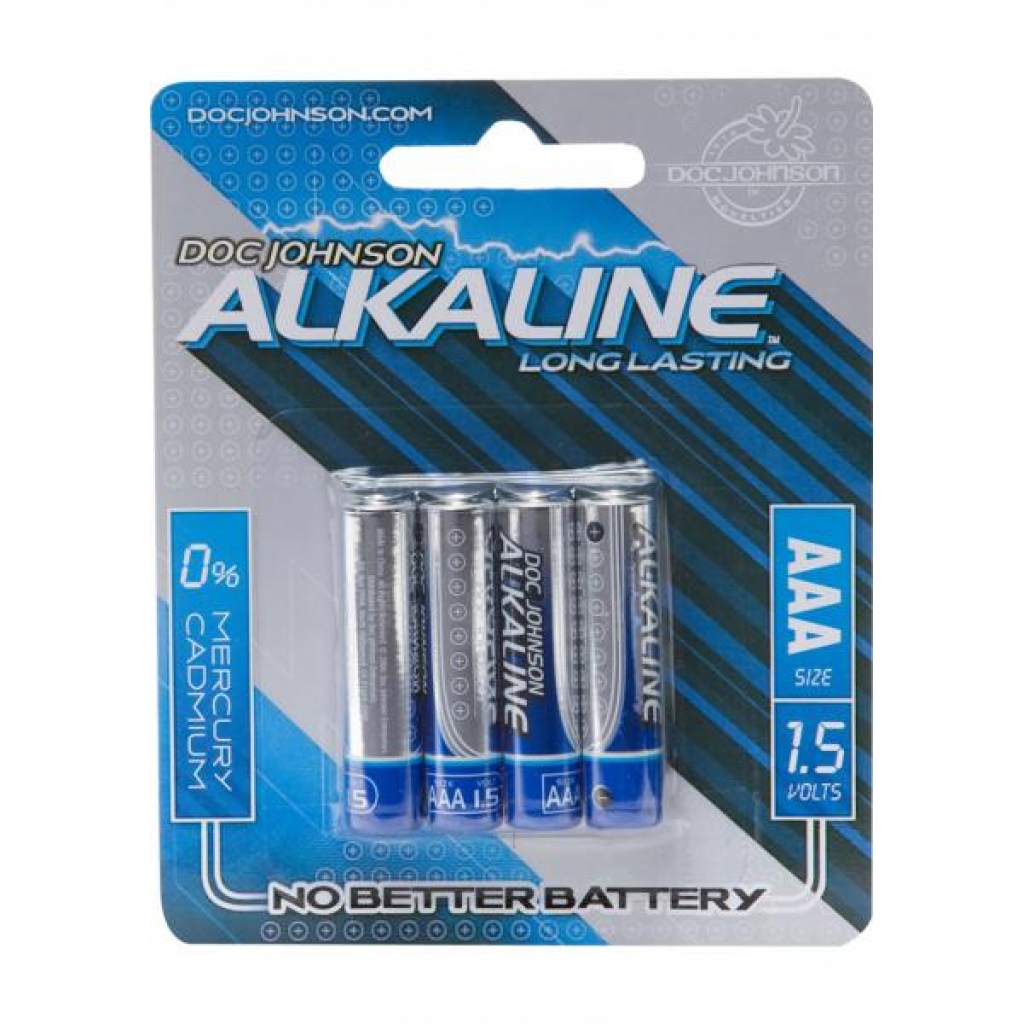 Doc Johnson Alkaline Batteries - AAA (4 Pack)