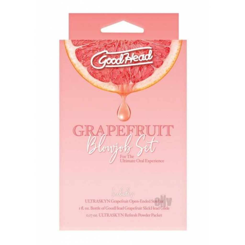 Goodhead Grapefruit Blowjob Set - Oral Sex