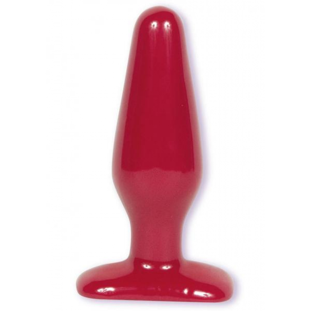 Red Boy Medium Butt Plug - Red - Anal Plugs