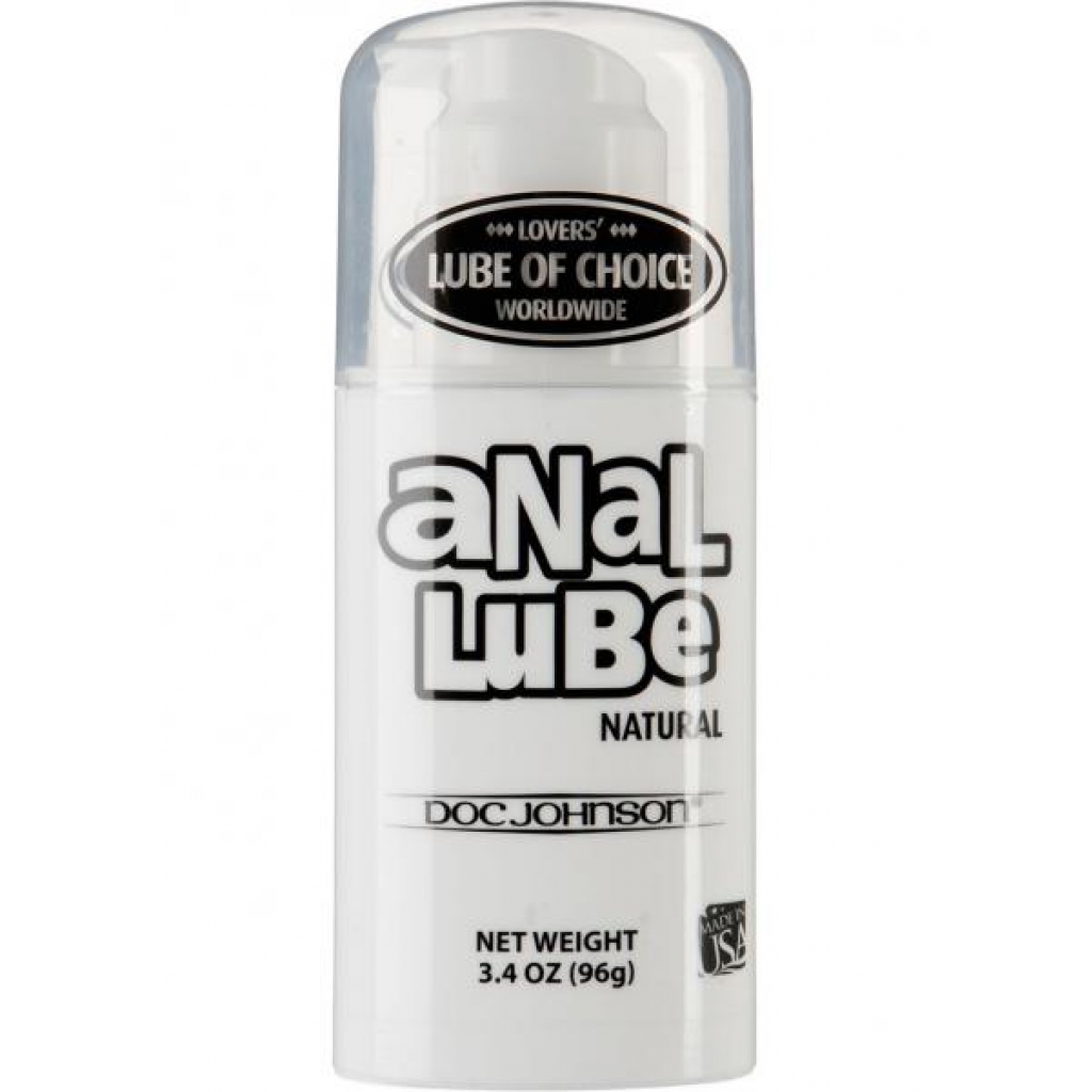 Natural Airless Pump Anal Lube - 3.4 Ounce