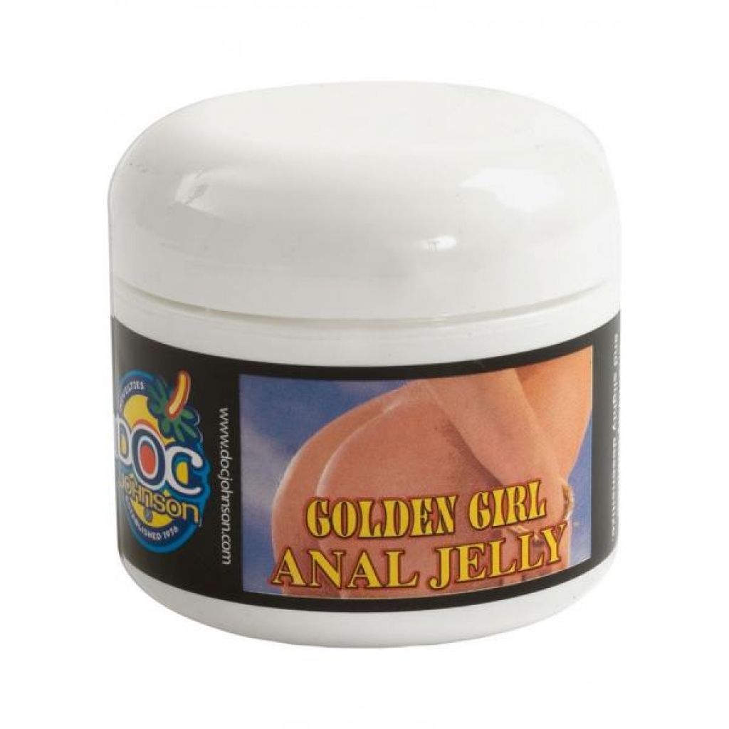 Golden Girl Desensitizing Anal Jelly Lubricant 2 Ounce - Anal Lubricants