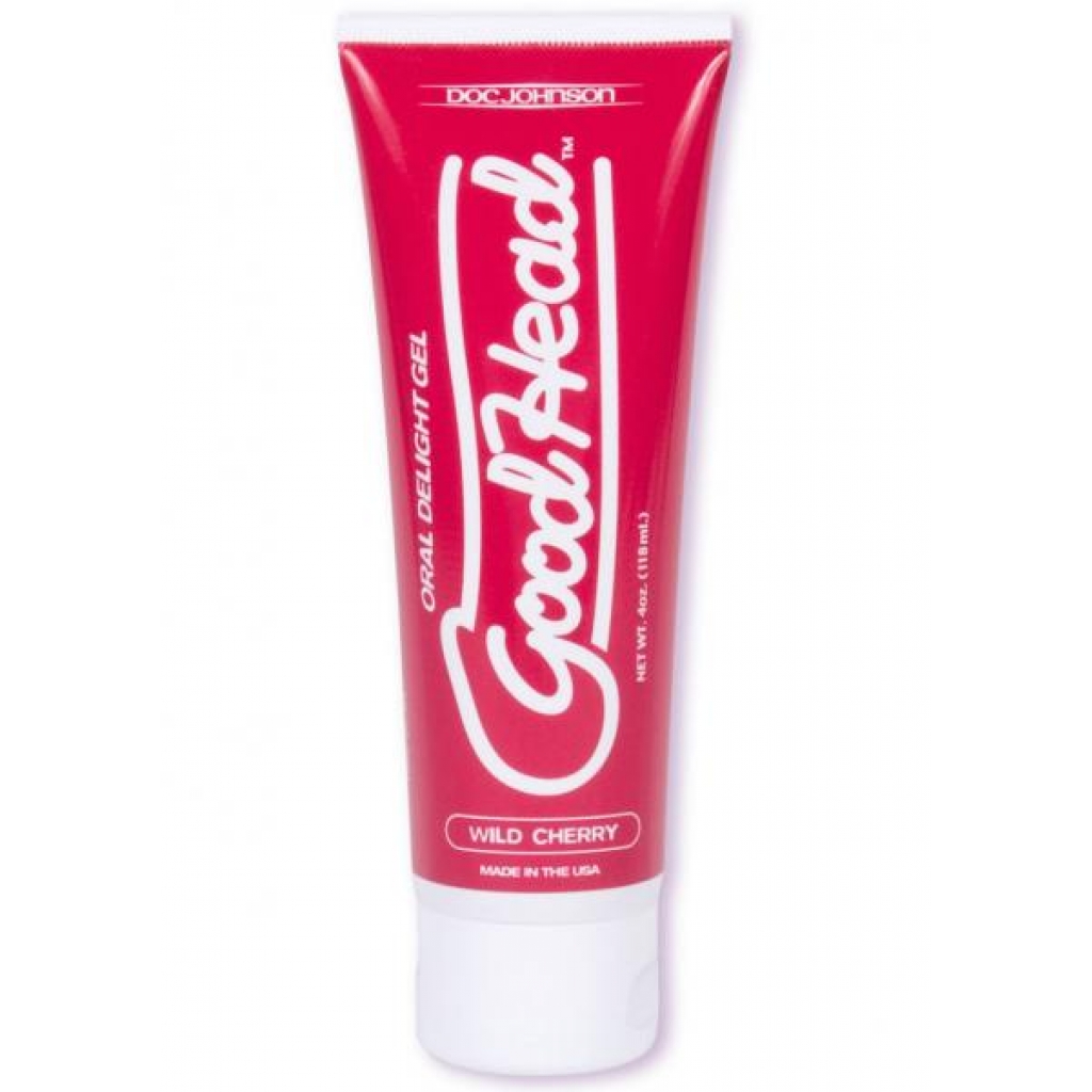 Goodhead Oral Delight Gel Wild Cherry 4oz - Oral Sex