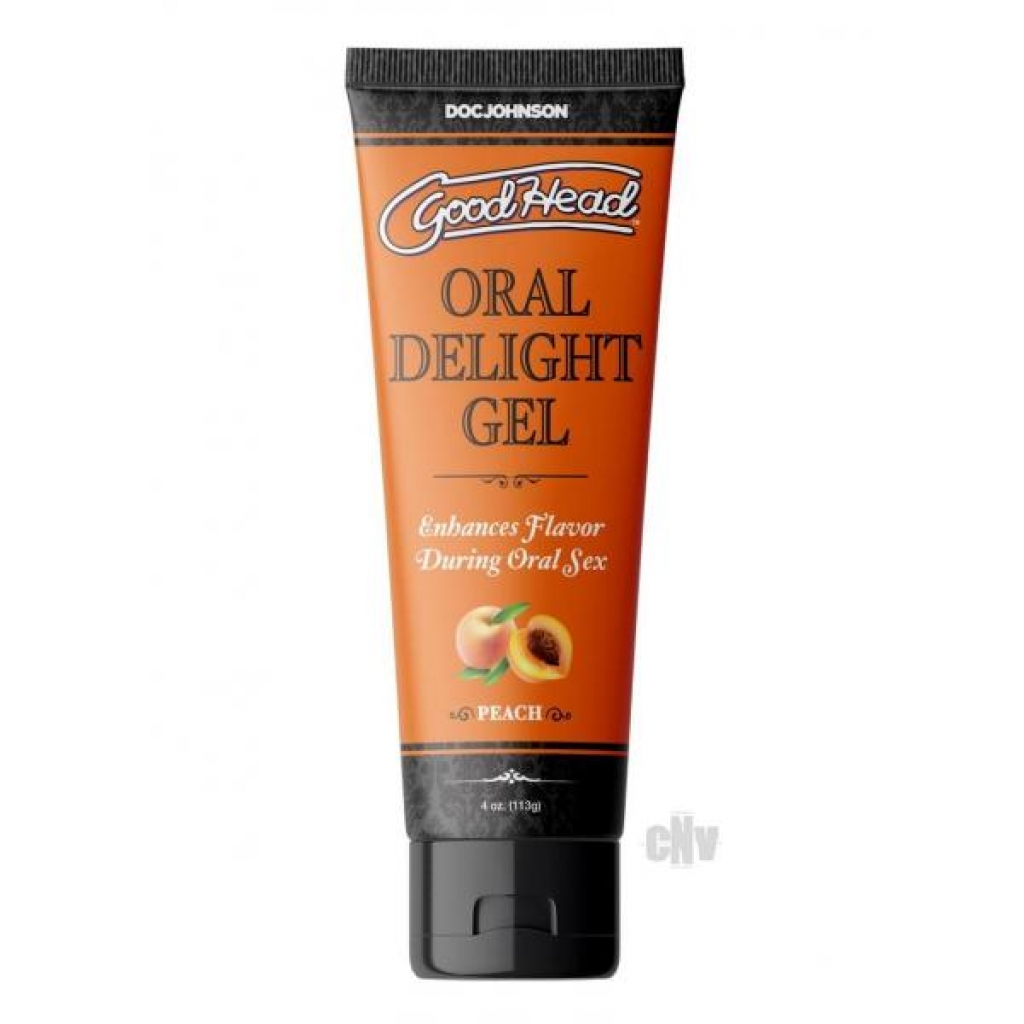 Goodhead Oral Delight Peach 4oz Bulk - Oral Sex