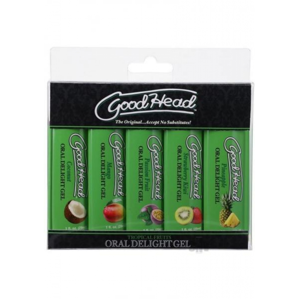 Goodhead Oral Delight Gel Tropical 5pk - Oral Sex