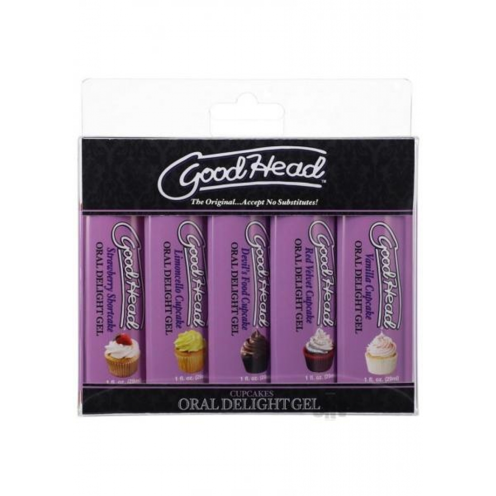 Goodhead Oral Delight Gel Cupcake 5pk - Oral Sex