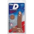 The D Perfect D 7 inches with Balls Caramel Tan Dildo - Realistic Dildos & Dongs