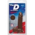 The D Perfect D 7 inches Dildo with Balls Chocolate Brown - Realistic Dildos & Dongs